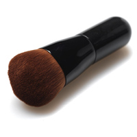 Pinceau de maquillage multifonctionnel YM avec logo personnalisé, poils synthétiques de luxe, manche en bois, pour le visage, les yeux, le corps, les ongles et les cils