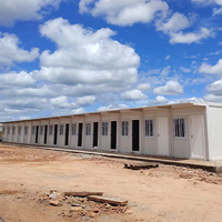 Unité de conteneur pliable modulaire préfabriquée de 20 pieds pour le transport et l'économie d'espace, dotée d'une structure à pliage rapide pour bureau de chantier