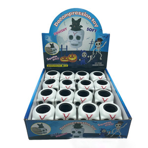 Nouveauté : Tasse anti-stress en forme de crâne de chauve-souris effrayant pour Halloween, jouet anti-anxiété à presser - Product Image 2