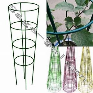 Cage <span class=keywords><strong>de</strong></span> soutien pour pivoine. Cage en <span class=keywords><strong>fil</strong></span> métallique en forme <span class=keywords><strong>de</strong></span> cône pour plante <span class=keywords><strong>de</strong></span> tomate et vigne - Product Image 5