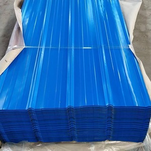 JIS แผ่นเหล็กชุบสังกะสี G3312ลูกฟูกแผ่นหลังคา ppgi สำหรับการก่อสร้างแผ่นเหล็ก - Product Image 6