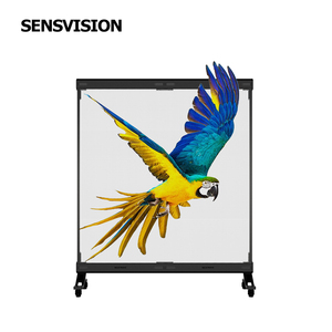 1000มม. P3.9แบบ all-in-one 16bit HD LED บินได้หน้าจอโฮโลแกรมที่มองไม่เห็นสำหรับการโฆษณาในร่มเวทีโชว์รูมวิดีโอห้องประชุม - Product Image 2