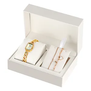 2024 New GD Watch Set Customized Gift Box Fashion Necklace Bracelet Watch Set Women's Jewelry Set Valentine's Day Gift