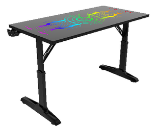 <span class=keywords><strong>Escritorio</strong></span> de Oficina Resistente de Diseño Personalizado para el Hogar, <span class=keywords><strong>Escritorio</strong></span> de Juegos Negro para Jugadores, Mesa de Computadora para Juegos <span class=keywords><strong>con</strong></span> RGB y Cajón - Product Image 5