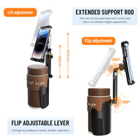 Nouveau support universel pour téléphone et tablette, console centrale de voiture, long et articulé, design robuste