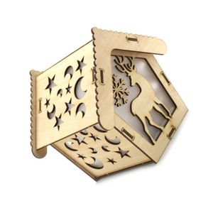 Kit de Faro Electrónico de Madera para Armar OKYN-G5634 con Luz para Decoración del Hogar, Regalo - Product Image 2