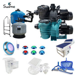 Hồ bơi với slide và bìa và bơm Pentair Hồ bơi bơm - Product Image 3