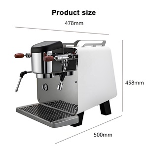 Cafetera Comercial y Doméstica en Stock, Cafetera Italiana de Cappuccino, Máquina de Espresso Semiautomática de Alta Calidad, de Grano a Taza - Product Image 4
