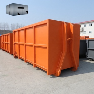 <span class=keywords><strong>Tube</strong></span> rectangulaire personnalisé crochet de recyclage des déchets conteneur élévateur nouvelle gestion des déchets solides bac empilable - Product Image 1