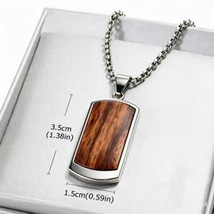 Collana con Ciondolo Personalizzato Minimalista in Acciaio Inossidabile Fatingna per Occasioni Regalo - Product Image 4