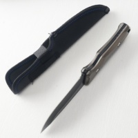 Poignée en alliage d'aluminium pour l'extérieur, personnalisable pour fixer la lame avec une gaine
