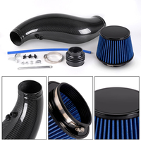 Filtre à air en fibre de carbone haute performance, lavable et réutilisable, pour moteur modifié, compatible Honda Civic 92-00 EG EK