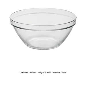 ชามสลัดแก้วเทมเปอร์แบบซ้อนได้ โปเปียมี ขนาด Ø 10.5 ซม. ยี่ห้อ Bormioli Rocco - Product Image 3