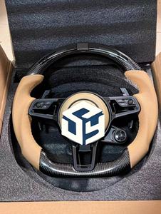 <span class=keywords><strong>Volante</strong></span> Deportivo Personalizado de Fibra de Carbono con LED y Cuero para Porsche, Diseño Deportivo para Modelos Macan, Cayenne, 718, 911, 918, 958, 970, 971, 958 - Product Image 5