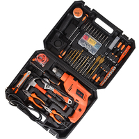 Juego de Herramientas Multiusos de Calidad Superior OEM, Destornillador, Llave Inglesa, Herramientas Manuales para Reparaciones Eléctricas del Hogar, Estuche Rígido de Hierro Sostenible