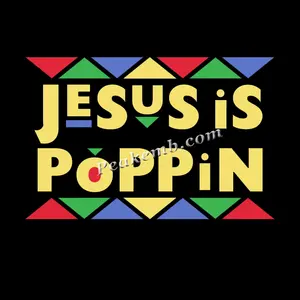Autocollants en vinyle de la douane jésus est Poppin fer sur le transfert de chaleur chrétien Logo Service de transfert d'impression de mélanine religieuse