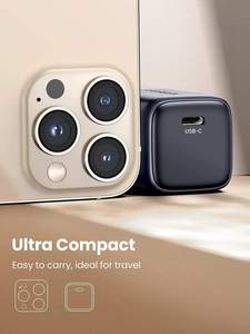 Ensemble de chargeurs USB C UGREEN avec câble L-C Nexode <span class=keywords><strong>Chargeur</strong></span> mural compact pliable GaN PPS <span class=keywords><strong>Chargeur</strong></span> rapide 30W Adaptateur secteur USB-C pour IP14 - Product Image 4