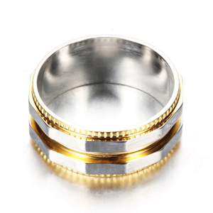 Stainless Steel <b>Ring</b> 8MM Spike Edge Geometric Shape Unisex Fashion Jewelry Gift - Product Image 5