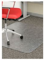 Tapis de protection de sol antidérapant en PVC épais transparent à carreaux pour chaise de gaming, résistant aux taches, idéal pour le bureau à domicile - Grande Vente