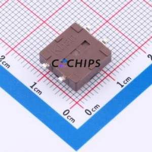 TSX12351-058D533DH-R0500 Tactile Switch SMD-4P,11.7x11.5mm Switch Single Pole Single Throw Round Button 2.8N 11.7mm - Product Image 2