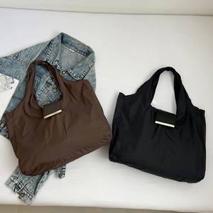 BESTELLA Nylon di <span class=keywords><strong>grande</strong></span> capacità portatile stile Vintage Shopping <span class=keywords><strong>borsa</strong></span> <span class=keywords><strong>a</strong></span> <span class=keywords><strong>tracolla</strong></span> con portachiavi ciondolo all'ingrosso per le donne - Product Image 3