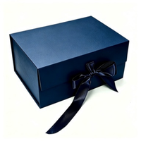 Boîte en carton rigide pliable magnétique, boîte cadeau en carton rigide pliable avec logo personnalisé pour vêtements de mode