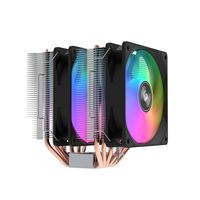 Refroidisseur d'ordinateur à air RGB avec 6 caloducs et PWM, compatible Intel LGA 1700, 1200, 2011, 115X, AM, AM5 et AM4