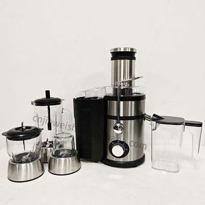 Extractor de Jugos Multifuncional 4 en 1 de Acero Inoxidable, 1800W, Boca Ancha, Comercial, para Zanahorias, Vegetales, Frutas - Product Image 2