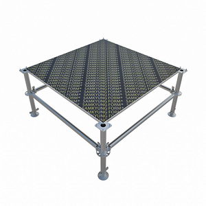 Dễ dàng cài đặt nền tảng sân khấu màu đen di động bằng nhôm với chân có thể điều chỉnh - Product Image 3