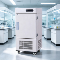 Vente flash -60 ℃   Congélateur 28L -60°C ℃   Unité de contrôle numérique par micro-ordinateur pour congélateur avec affichage de la température numérique et réglage de précision de 0,1 °C ℃