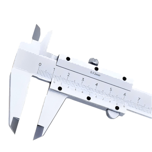 Alta precisión (graduación <span class=keywords><strong>de</strong></span> 0,02mm), doble escala (métrica/Imperial), se adapta a la medición <span class=keywords><strong>de</strong></span> metal/plástico-<span class=keywords><strong>Vernier</strong></span> calibrador (tipo II) - Product Image 1