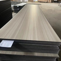 Panneaux et planches muraux modernes en WPC co-extrudé au charbon de bambou, de bonne texture, écologiques et imperméables