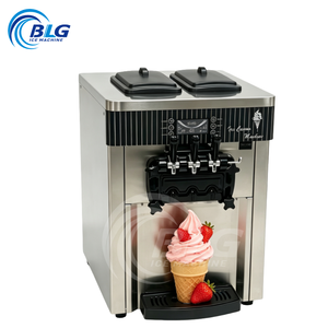 Machine à glaces BLG Silent Running 3 saveurs avec cuve intérieure de qualité alimentaire, idéale <span class=keywords><strong>pour</strong></span> les supérettes et les cafés de stations balnéaires - Stock réservé - Product Image 1
