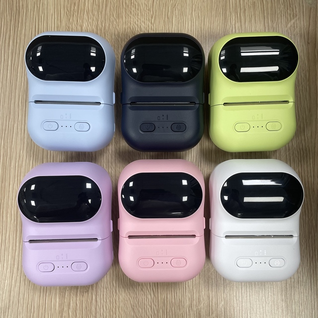 P5 Portable Thermal Self-adhesive Labels Printer Mini Maker Pocket Printer Mobile Pocket Tag Price Machine