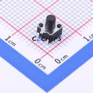 TS-1091C-A5B3-D2 Tactile Switch SMD Switch Single Pole Single Throw Round Button 2.5N Horizontal Mount - Product Image 1