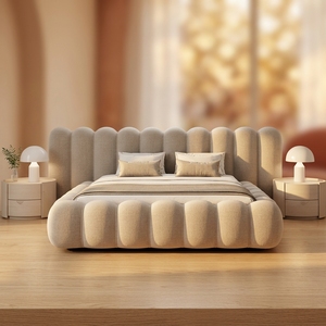 Lit rembourré moderne de luxe Willsoon sur mesure avec <span class=keywords><strong>matelas</strong></span>, lit double, queen, king, lit français, italien, avec rangement et <span class=keywords><strong>matelas</strong></span> inclus - Product Image 4