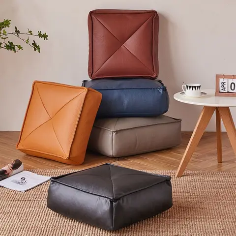 2023 high quality floor bean bag seat cushions new material bean bag ottoman stool cover