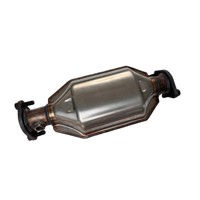 Colector de escape con catalizador para Leopaard Cheetah CS10 Q6 Black Knight 4G63 4G64 2.0L 2.4L OE 1200100 Ajuste directo Sin error de control electrónico (CEL)