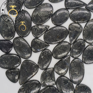 Cabujones de marcasita Cabujones semipreciosos lisos Lote al por mayor Marcasita natural Cabujón de piedras preciosas sueltas Lote Cristal natural - Product Image 2