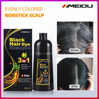 Laris Manis Tersedia Meidu 3 in 1 Sampo Pewarna Rambut Herbal Hitam Plant Bubble