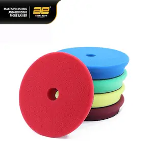 Custom Logo 6 Inch 150mm Small Honeycomb Shaped Oxidation Removeal Dual Action Car Polisher Pad