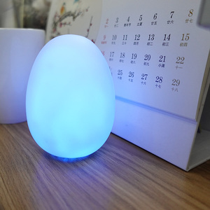 J & r <span class=keywords><strong>LED</strong></span> ánh sáng ban đêm Silicone trứng đèn bàn đèn đồ chơi trẻ em phát sáng cạnh giường ngủ đèn ngủ bảng đèn lồng - Product Image 1