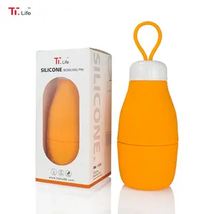 Custom BPA Free Travel Drink Silicon Sports Folding Drinking Silicone Foldable Collapsible Water Bottle