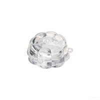 Pot à maquillage en plastique transparent avec logo personnalisé, petit emballage cosmétique pour rouge à lèvres avec trou de suspension