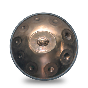 כלי נגינה מקצועי ריפוי מותאם אישית, מראה ברונזה זהב טהור בעבודת יד מלוטש ביד 10 תווים - Product Image 1