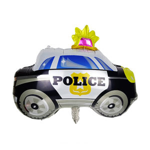 ลูกโป่งฟอยล์รูปการ์ตูนสำหรับเด็กรถ<span class=keywords><strong>ตำรวจ</strong></span>รถพยาบาลรถวิศวกรรม - Product Image 1