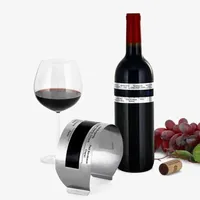 Termometer Kerah Botol Anggur Stainless Steel Baru, Alat Minuman Pintar, Sensor Klip Layar LCD untuk Bir Anggur Merah