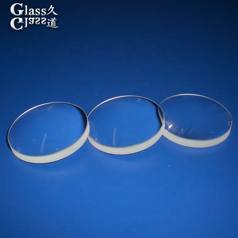 Fused silica magnifying bi convex lenses optical lens