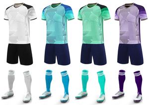 Fußball-Trainings-Trikot-Shorts-Set mit individuellem Namen und Nummer, leicht, atmungsaktiv, Fußball-Team-Uniform, Sommer, automatischer Zuschnitt - Product Image 2