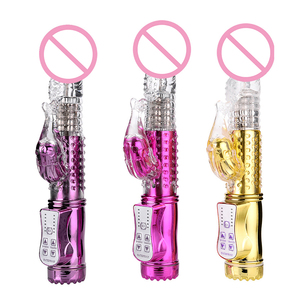 Silicone <strong>Rabbit</strong> <strong>Vibrator</strong> 10 Speeds Thrusting Dildo <strong>Vibrator</strong> Vaginal <strong>G</strong> <strong>Spot</strong> Stimulator Female Masturbation Women Sex Toy - Product Image 3